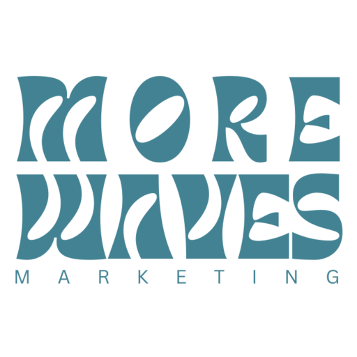 More Waves Marketing blue logo